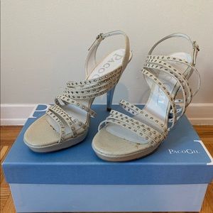 Paco Gil Beach Natural Strap Heel